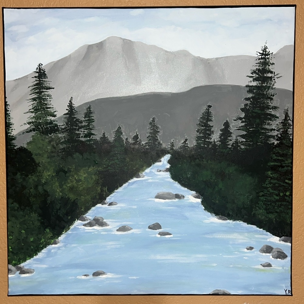 Handmade acrylic paint canvas!